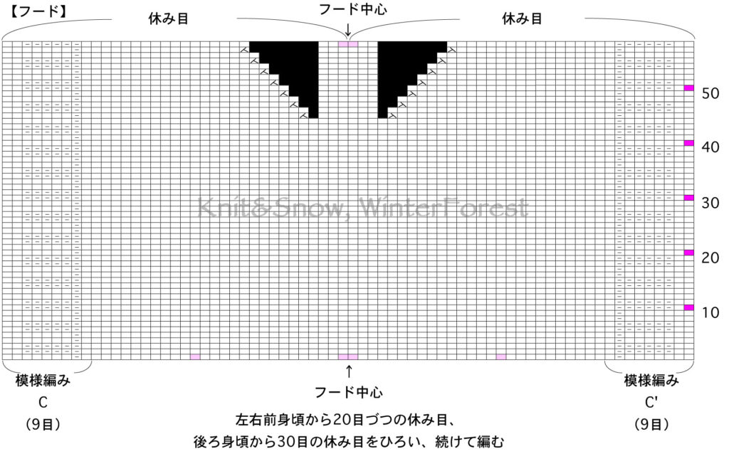 さくら Knit Snow Winterforest